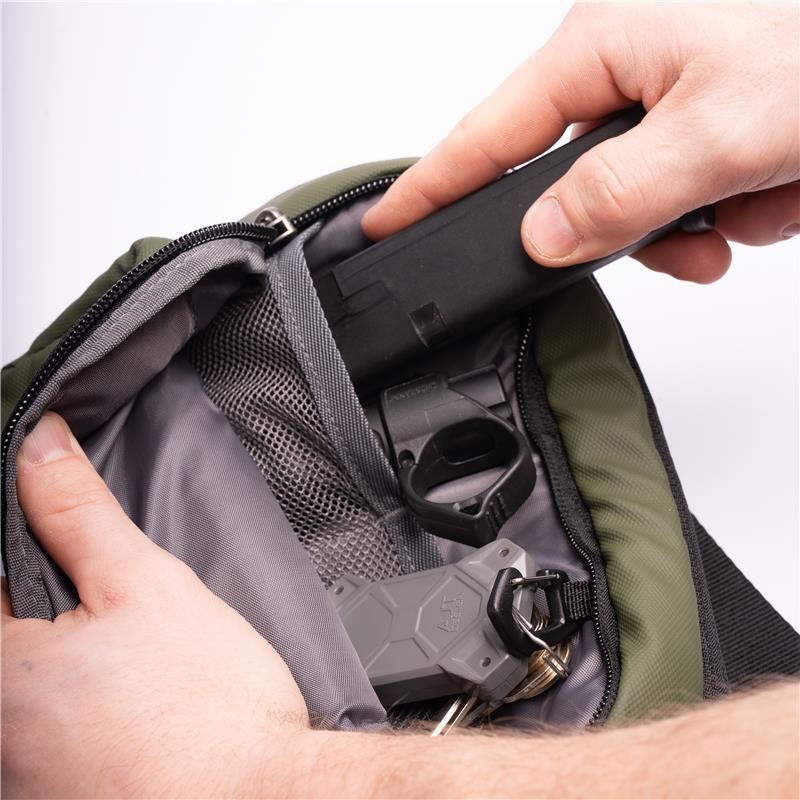 Cross-Body Carry Bag + Hook & Loop Holster Bundle